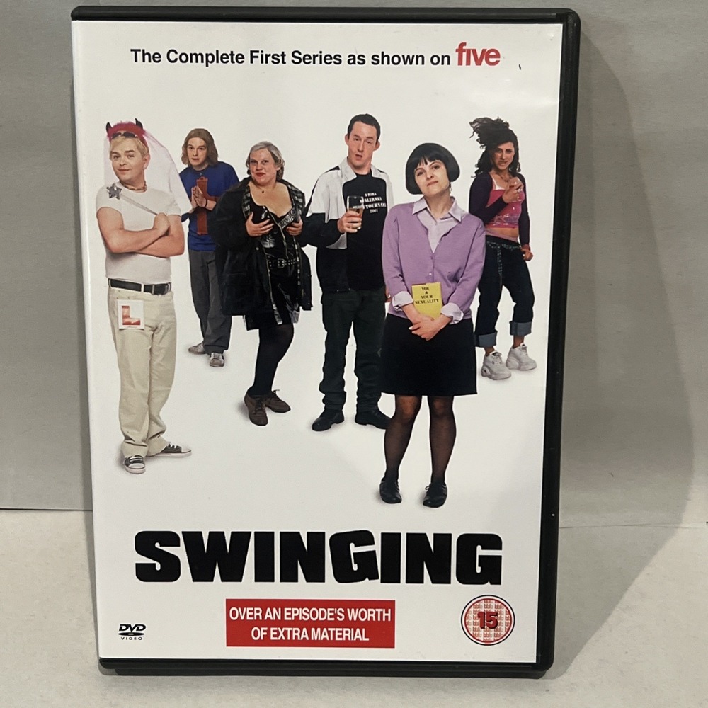 Swinging Complete First Series DVD Rare OOP British Sketch‎ Comedy Channel 5 UK